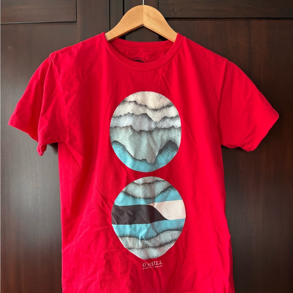 O'Neill Boys Red Graphic Tee